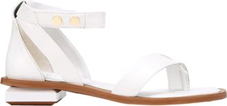 Franco Sarto Parker White Leather I4995L2100 Womens
