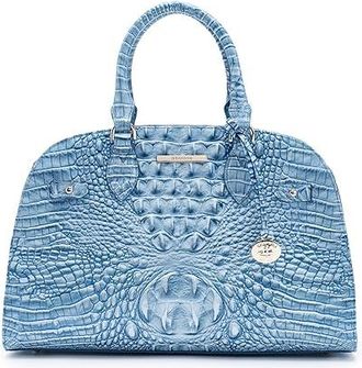 Brahmin Angelina Cross Body Womens Handbags Aura Blue, Leather