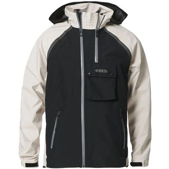 Belstaff Mens Solid Twin Fawn Black Waterproof Track Jacket - Size Small