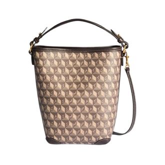 Anya Hindmarch I Am A Plastic Bag Mini Bucket - Dames - Tassen - Bruin - Maat: ONE Size Zijde