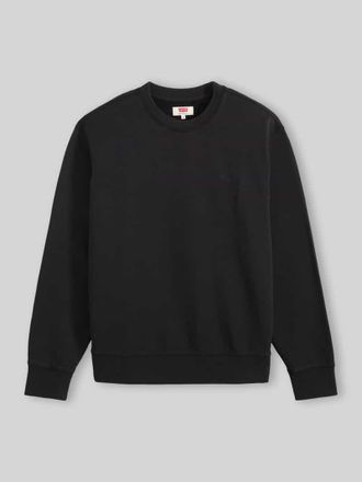 Levi's Regular Fit Sweatshirt aus reiner Baumwolle in Black, Gr&ouml;&szlig;e XXL