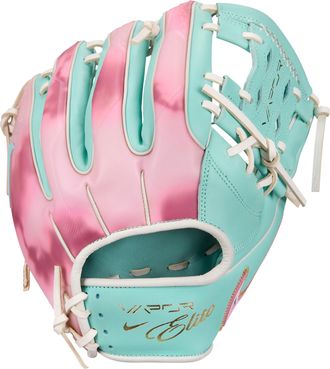 Nike Vapor Elite Baseball Infield Snake Eyes Web Fielding Glove - Right Hand Throw in Green | N1013069-943