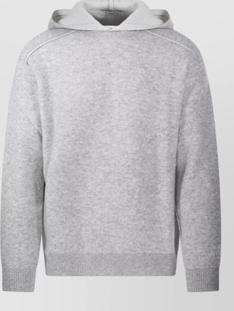Maison Kitsun&eacute; cashmere wool hooded jacket