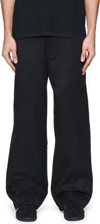 Purple Cotton Baggy Wide Leg Pants in Black at Nordstrom Rack, Size 38