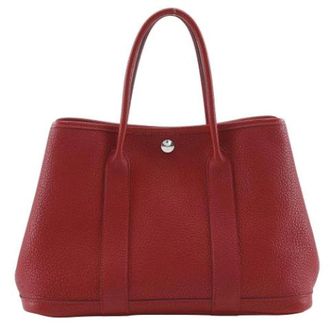 Herm&egrave;s Pre-owned Leather Tote Bag - - Pre-owned - Donna - Rosso - ONE SIZE