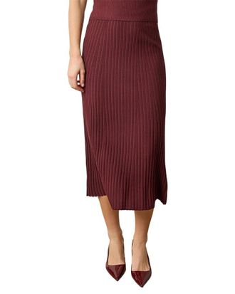 Lilla P Straight Rib Skirt