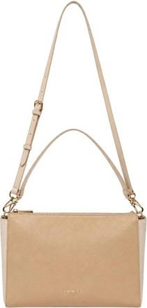 Twinset Schoudertas - Dames - Schoudertassen - Beige - ONE Size - Leer - Tassen