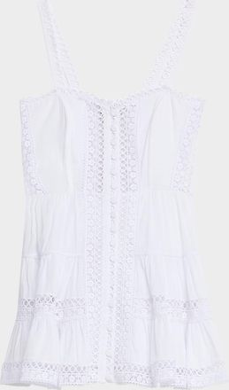 Charo Ruiz Ibiza Lenora Embroidered Mini Dress