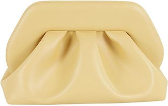 Themoir&egrave; Beige Clutch - Dames - Clutches - Beige - ONE Size - Leer - Tassen
