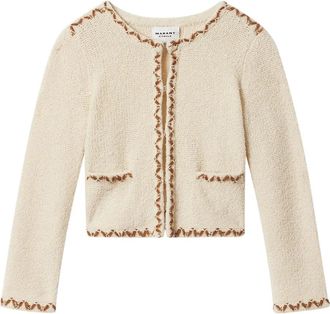 Isabel Marant Rochelle vest met afwerking - Beige