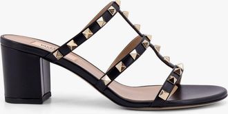 Valentino Garavani Sandali Rockstuds in pelle con iconiche borchie all-over - VALENTINO GARAVANI - gender_Woman