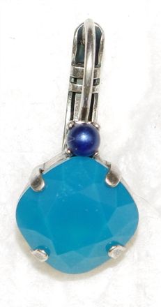 Mariana Womens Carribbean Earrings In Blue/ Navy