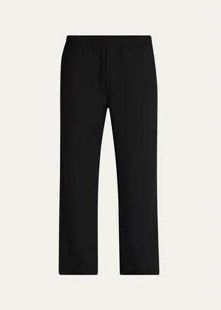 The Row Mens Pascale Wool Twill Pull-On Pants
