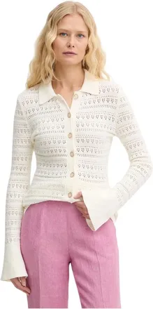 Guess Dames, Truien, Beige, Maat: M Katoen