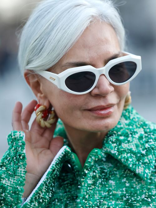 Influencer Grece Ghanem auf der Copenhagen Fashion Week