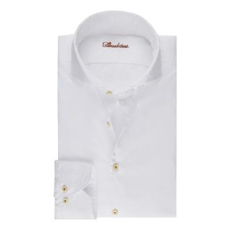 Stenstr&ouml;ms Regular Twill Overhemd - Heren - Zakelijke Overhemden - Wit - 2XL - Katoen - Overhemden
