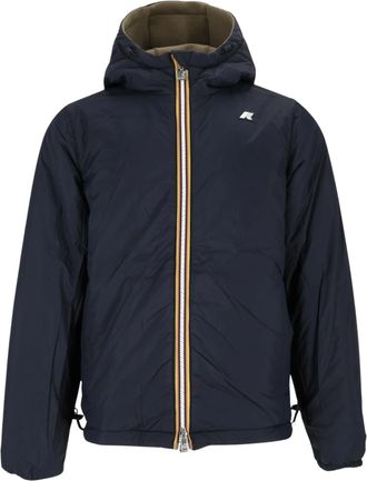 K-Way Jack Spacer Nylon Double Reversible Hooded Jacket