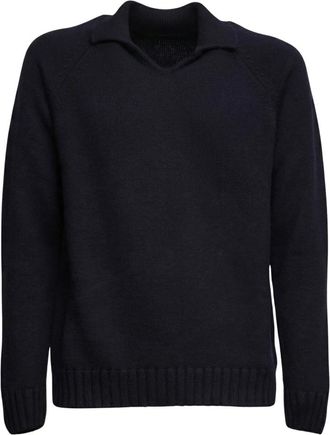 Zanone V-hals Truien - Heren - V-hals truien - Blauw - 2XL - Truien & Vesten