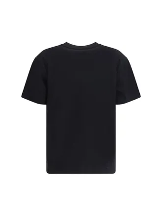 Ami Logo-Embroidered T-Shirt - Black
