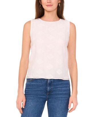Vince Camuto Sleeveless Crewneck Blouse