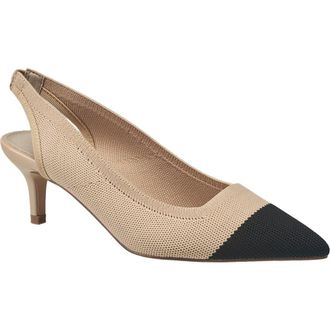 French Connection Viva Slingback Heel in Nude Black at Nordstrom, Size 8