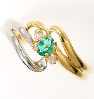 C&A Platinum Yellow Gold Yellow Gold (18K) Platinum 850 Band Ring (Pre-Owned)