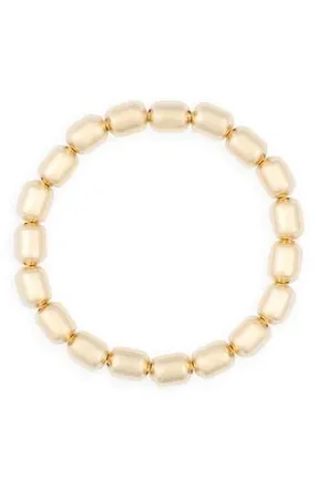 Kendra Scott Barrel Beaded Stretch Bracelet in 14K Gold-Filled at Nordstrom Rack, Size Medium