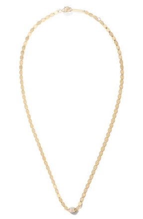 Lana Jewelry Flawless Nude Diamond Link Chain Necklace in Yellow at Nordstrom