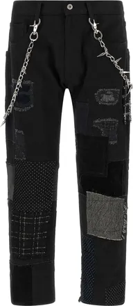 Junya Watanabe Deconstructed Patchwork Jeans - Black