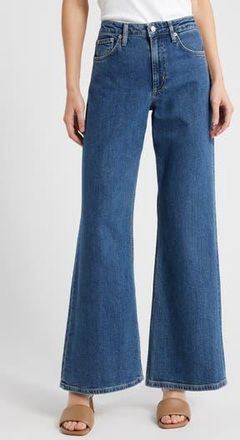 Rails Angeleno Wide Leg Jeans in Pebble Blue at Nordstrom Rack, Size 28