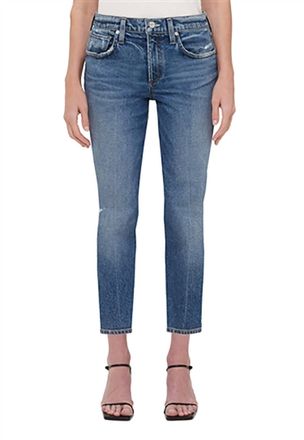 Citizens Of Humanity Ella Mid Rise Slim Crop Jeans In Ascent