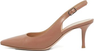 Gianvito Rossi Pumps con cinturino posteriore - Marrone