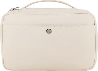 Brunello Cucinelli Neceser de Viaje de Piel de Ternero de Grano Fino - Bags - Hombre - Beige - ONE SIZE