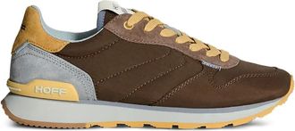 Hoff logo-detail sneakers - women - Calf Leather/Fabric/Fabric/Rubber - 36 - Brown