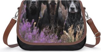 Generic Spotted Dogs Womens Crossbody Bag Fashion Shoulder Handbags Message Tote Bag with Adjustable Strap