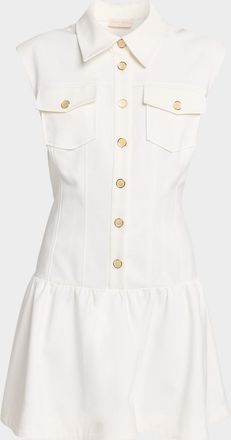 Ramy Brook Sofi Drop-Waist Mini Dress