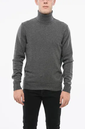Maison Margiela MM4 MM14 Maglia in Cashmere a Collo Alto Maison Margiela