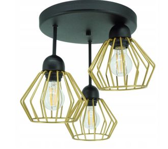 Livia Monte-Carlo Livia - L&aacute;mparas Colgantes Tipo Loft Modernas 2848/z-b-3 Cz