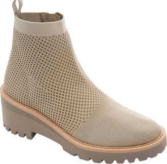 Vaneli Womens Marina Boots In Taupe Stretch Knit