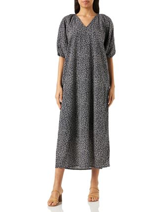 Part Two Womens Sade Casual Dress, Black Japanese Print, UK 10.5