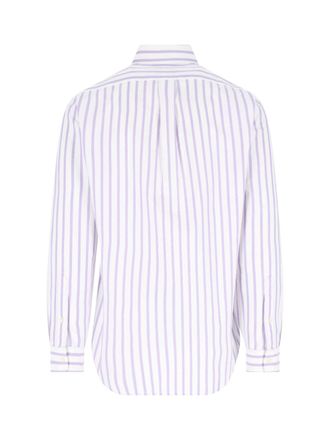 Polo Ralph Lauren Mens Shirts Violet Cotton
