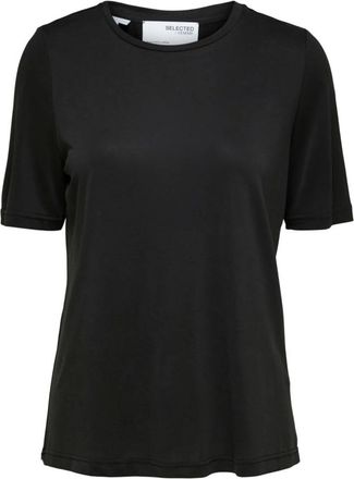 Selected Dames, Tops, Zwart, Maat: XL Modal
