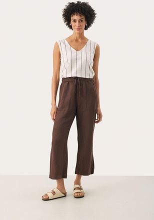 Part Two Casual broek Easy fit Bracken brown