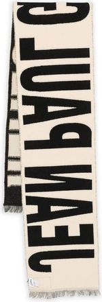 Jean Paul Gaultier Logo-detail Wool Scarf