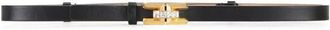 Elisabetta Franchi Leren Riem - Dames - Riemen - Zwart - XL - Leer - Accessoires
