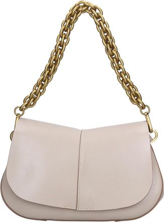 Gianni Chiarini Tassen, Dames, Beige, ONE Size, Leer, Helena Schoudertas