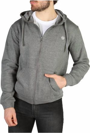 Sergio Tacchini Long Sleeved Cotton Sweatshirt In Green