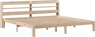 vidaXL Bed Frame with Headboard without Mattress 180x200 cm Super King vidaXL