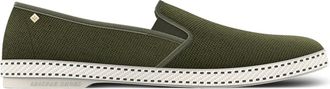 Rivieras Shoes Classic Cotton Canvas Slip-On Loafer in Light Army Green at Nordstrom, Size 42