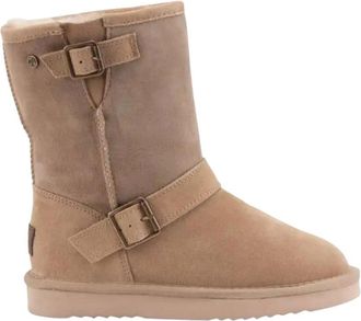 Warmbat Kangaroo Buckle Slipper - Dames - Winterlaarzen - Beige - 40 EU - Wol - Schoenen